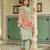 Sea green color beautiful natural crepe fabric readymade stylish ethnic suits for girls
