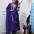 Blue color p v chanderi fabric beautiful festive wear readyamde kurta set with dupatta