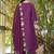 Purple color rayon slub fabric beautiful festive wear readyamde kurta set with dupatta