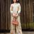 Cream color rayon fabric designer digital printed readymade co ord set