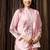 Pink color rayon fabric designer digital printed readymade co ord set
