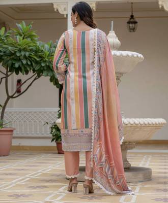 Multy color rayon slub graceful festive special kurta set 2