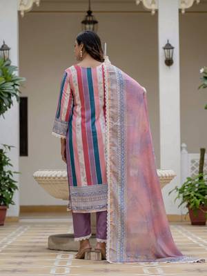 Multy color rayon slub graceful festive special kurta set 2
