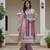 Multy color rayon slub fabric graceful festive special kurta set