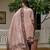 Pink color jacquard silk fabric graceful festive special kurta set
