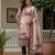 Pink color jacquard silk fabric graceful festive special kurta set