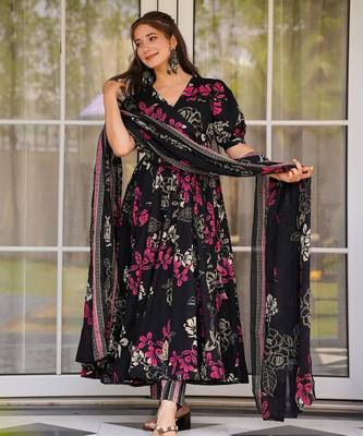 Black color beautiful partywear ceremonial attire 1