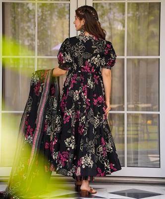 Black color beautiful partywear ceremonial attire 2