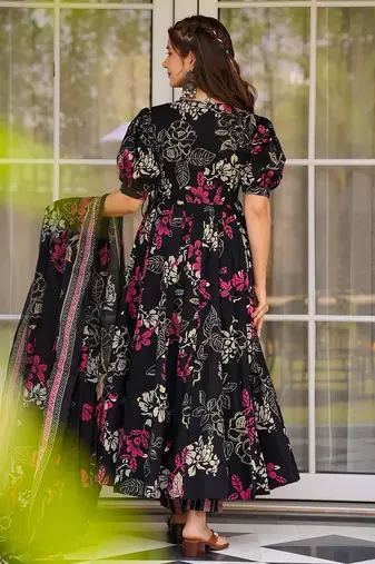 Black color beautiful partywear ceremonial attire