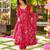 Pink color beautiful ethnic partywear girlie ceremonial attire
