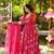 Pink color beautiful ethnic partywear girlie ceremonial attire