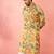 Vastramay men's mustard cotton linen long kurta - festive ethnic wear with hand embroidery for diwali navratri wedding