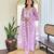 Lavender color smart and festive readymade rayon fabic kurta set