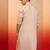 Vastramay men's peach embroidered silk kurta - festive traditional wear