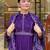 Purple color smart and festive readymade muslin cotton fabic kurta set