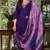 Violet color smart and festive readymade viscose rayon fabic kurta set