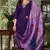 Violet color smart and festive readymade viscosee rayon fabic kurta set