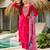 Pink color ceremonial wear viscose fabric readymade kurta set