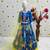 Alluring Chinon Silk Embroidery Digital Printed Rama Lehenga Choli