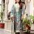 Grey color ceremonial wear chanderi cotton fabric readymade kurta set
