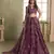 Heavy And Ethnic Wine Color Bridesmaid Lehenga Choli For Ceremonial Presence