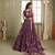 Heavy And Ethnic Wine Color Bridesmaid Lehenga Choli For Ceremonial Presence