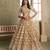 Heavy And Ethnic Beige Color Bridesmaid Lehenga Choli For Ceremonial Presence