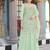 Sea green georgette fabric Plazzo Skirt Suit