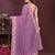 Lavender color star georgette fabric designer embroidery work ethnic partywear saree