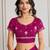 Pink color star georgette fabric graceful partywear saree