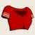 Red color vichitra silk fabric beautiful partywear saree