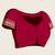 Pink color vichitra silk fabric beautiful partywear saree