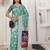 rama green color silk blend fabric ceremonial looks partywear saree