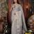 Gray color organza fabric woven designer trendy ethnic saree