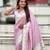 Lavender color paithani silk woven designer ceremonial partywear saree