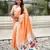 Peach color paithani silk woven ceremonial partywear saree