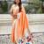 Peach color paithani silk woven designer ceremonial partywear saree