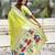 Pista color paithani silk woven designer ceremonial partywear saree