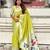 Pista color paithani silk woven designer ceremonial partywear saree