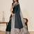 Green color beautiful satin silk fabric traditional woven designer saree