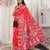 Red color silk blended woven designer graceful ceremonial saree