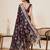 Purple color two tone satin silk wevon jari meenakari designer ceremonial rich looks saree