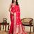 Red color soft silk saree for ethnic indian looks