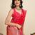 Red color soft silk saree for ethnic indian looks