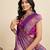 Purple color soft silk saree for ethnic indian looks