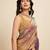 Gold color soft silk saree for ethnic indian looks