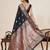 Black color soft silk saree for ethnic indian looks