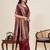 Maroon color soft silk saree for ethnic indian looks