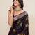 Wine color two tone satin silk saree for rich sophisticated looks
