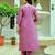 Women Beautiful Embroidery Viscose Chanderi Silk Fabric with Straight Kurta, Pant and Dupatta Set